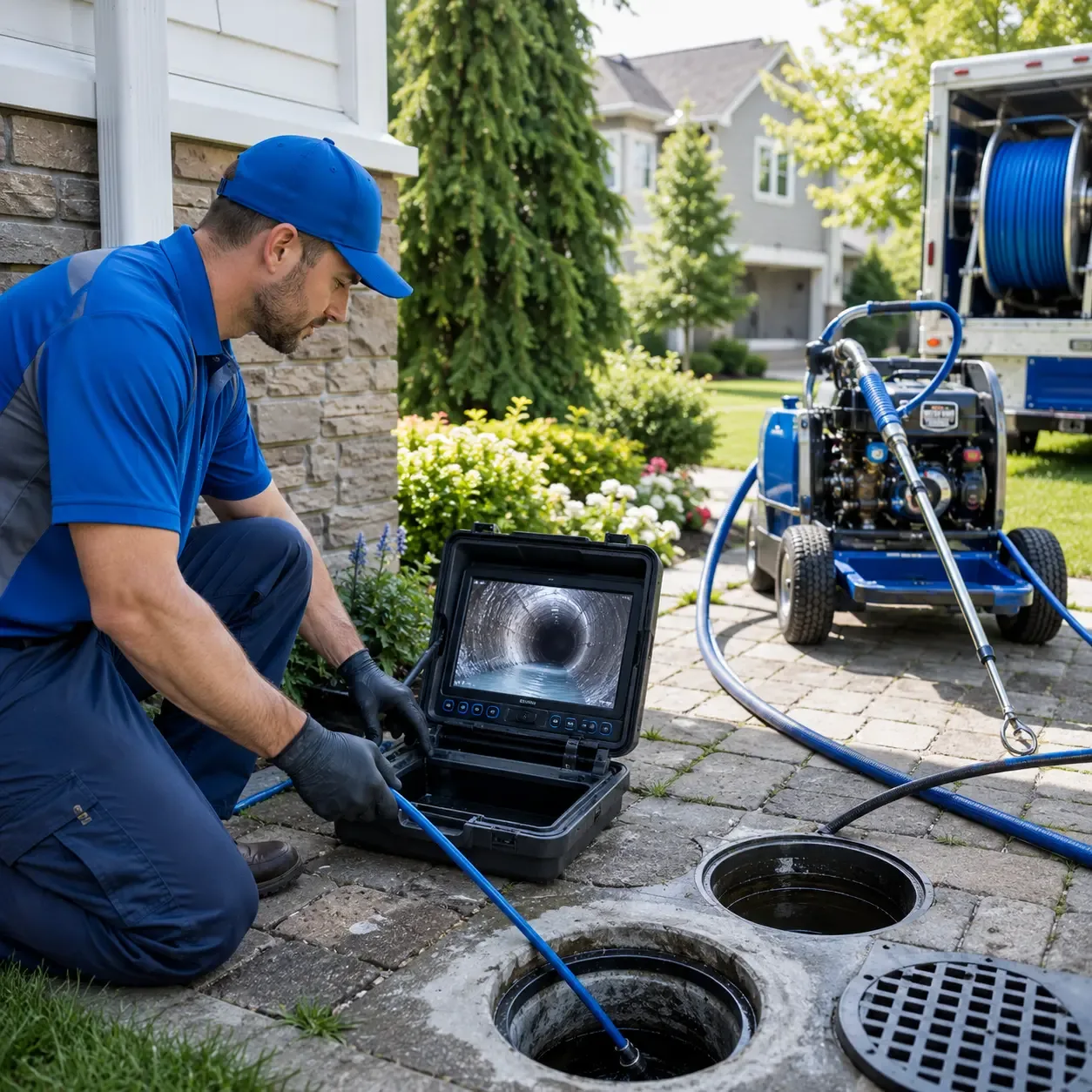 Outdoor drain cleaning professionals serving Saratoga, CA